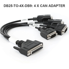 DB25 to 4x DB9 CAN Adapter