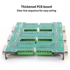 DB26 Female Solder Free Connector, RS232 D-SUB DB26 3Row 26Pin Serial Female Terminal Adapter, Pure Copper Core Gold-Plated Connector