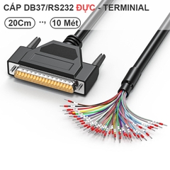 Cáp DB37 terminal bóp cos lắp ráp nhanh tùy chỉnh kích thước sơ đồ và giao tiếp