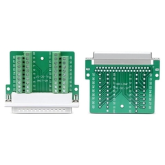 Jack nối DB37 không cần hàn - Thinner DB37 Solderless Serial Female Adapter Connector, RS232 D-SUB to 37-pin Port Terminal Breakout Board with Case Long Bolts Tail Pipe