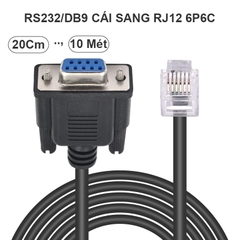 RS232 DB9 to RJ12 6P6C lập trình gỡ lỗi cho Switch Hirschmann