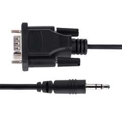 3.5mm Male to RS232 DB9 Serial Male Configuration Cable