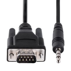 3.5mm Male to RS232 DB9 Serial Male Configuration Cable