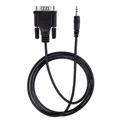 3.5mm Male to RS232 DB9 Serial Male Configuration Cable