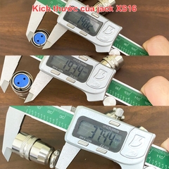 Jack 2pin XS16 cái - Connector 2Pin XS16 AC 125V 3A Female Cable Plug
