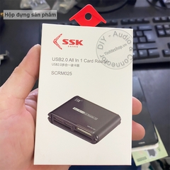 Đầu đọc thẻ nhớ đa năng SD Micro SD TF CF MS M2 XD SSK SCRM-025 - Reader card all in one