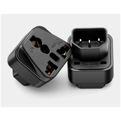 Ổ cắm chuyển nguồn IEC C14 sang chuẩn cắm đa năng - PDU UPS C14 to universal female socket power adapter AC plug