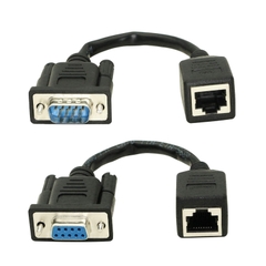 Convenient DB9 to RJ45 Converter Cable for Ethernets Connection Wide Application