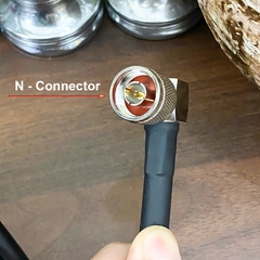 Cáp đồng trục LMR400 RP-TNC sang N connector vuông góc - Cable RP-TNC plug/N angled plug