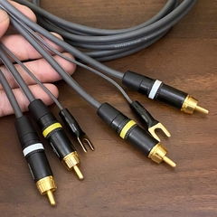 Dây phono 2 đầu RCA cho Pre AMP Mâm than Cáp hãng Monster