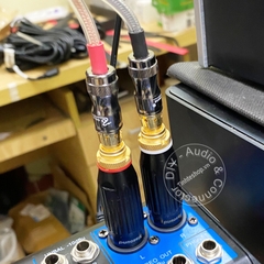 Rắc canon cái ra hoa sen lõi đồng mạ bạc 1 cặp DIY - 2pcs XLR female to lotus female silver plated copper core cable