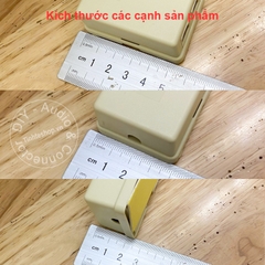 Hộp chia điện thoại bàn RJ11 RJ9 2 cổng - RJ11 Telephone Line Splitter Dual Telephone Line Splitter 1 to 2 Wall Jack Modular Converter for Home Office Fax Model Cordless Phone System