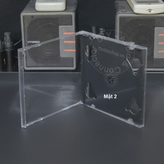 Hộp đựng đĩa CD DVD loại dày 1Cm đựng 2 mặt 1 chiếc - 1 PCS of 1cm . thick plastic CD and DVD box
