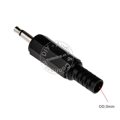 Jack 2.5 mono hàn cho Thiết bị âm thanh Micro - 2.5mm TS jack for DIY