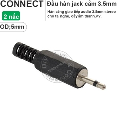 Jack 2.5 mono hàn cho Thiết bị âm thanh Micro - 2.5mm TS jack for DIY