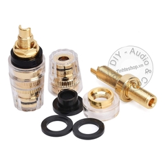 Cọc loa bắp chuối đa năng chân ngắn cỡ lớn 4 chiếc - Audio banana female plug