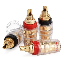 Cọc loa bắp chuối đa năng chân ngắn cỡ lớn 4 chiếc - Audio banana female plug