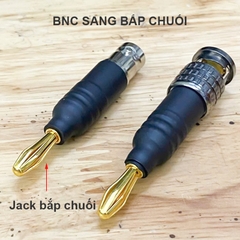 Jack BNC đực sang bắp chuối dùng cho máy hiện sóng - BNC male to banana plug