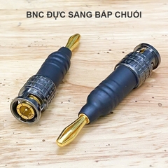 Giắc chuyển BNC cái sang jack bắp chuối cho Thiết bị đo đạc Máy hiện sóng - BNC female to banana plug