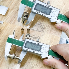 Đầu bấm SDI BNC cho cáp RG6 - BNC Male Coax Connector for RG6