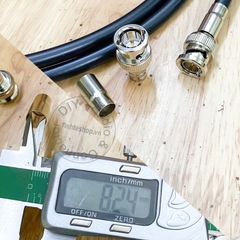 Đầu bấm SDI BNC cho cáp RG6 - BNC Male Coax Connector for RG6