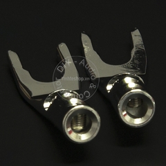 2 chiếc - Jack âm thanh càng cua chữ Y Jack gài Loa Âm ly đồng mạ rhodium