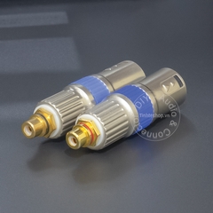 Jack canon ra hoa sen DIY 2 chiếc - RCA to XLR male adapter