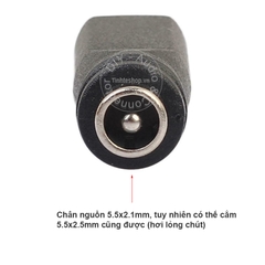 Jack đổi từ chân tròn sang chân dẹt Lenovo Tablet 10 - 5.5x2.1mm sang 7.5x2.8mm Lenovo ThinkPad 10 Helix 2