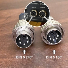 Đầu DIN5 180 độ khóa ren cho âm ly Naim NAC 332 Naim Audio Nait 5Si Naim NDX