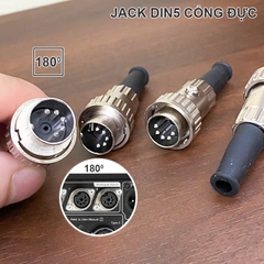 Đầu DIN5 180 độ khóa ren cho âm ly Naim NAC 332 Naim Audio Nait 5Si Naim NDX
