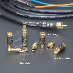 Đầu cắm nguồn DC cho DAC AMP 5.5x2.5mm - DC 5.5X2.5 power plug