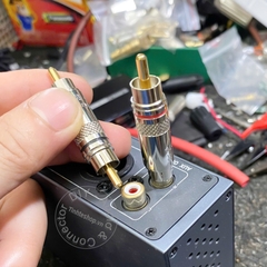 Đầu nối RCA đực sang đực 1 chiếc - Analog audio video cable bridge