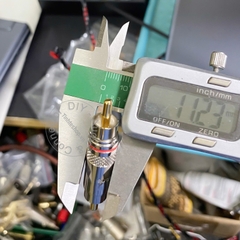 Đầu nối RCA đực sang đực 1 chiếc - Analog audio video cable bridge