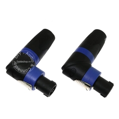 Jack cắm loa speakon cong vuông góc 1 chiếc - 4 Pole Right Angle Speakon