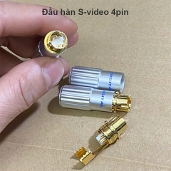 Jack S-video 4pin - Đầu hàn mini DIN 4pin