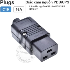 Phích nguồn điện C13 C14 10A-250V