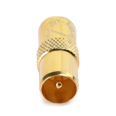 Đầu nối anten TV Đầu DVB T2 đực sang đực - RF male connector