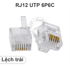 Đầu RJ12 6P6C 1 chiếc - 6 pin RJ12 telephone cable connector