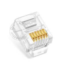 Đầu RJ12 6P6C 1 chiếc - 6 pin RJ12 telephone cable connector