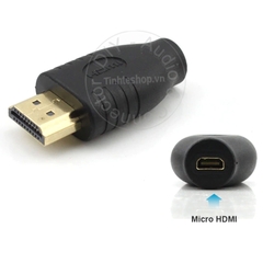 Đầu đổi HDMI đực sang Micro HDMI cái - Micro HDMI female to HDMI male adapter