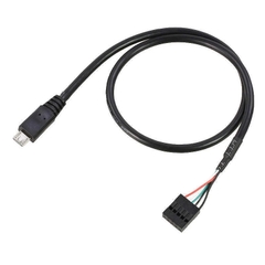 9 Pin USB Motherboard Female Header to Micro USB - Cáp chuyển IDC 2.54 9pin USB 2.0 sang micro USB