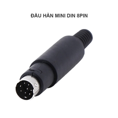 Rắc 8pin đực cho PLC FX-20P-CAB0 - MD8 male plug soldering tip for Mitsubishi FXo/FX2n/FX1N series programmable radios