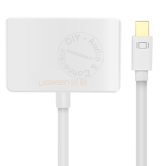 Dây chuyển Thunderbolt 2 ra HDMI + VGA Ugreen MD108 10439 - Mini displayport to VGA HDMI