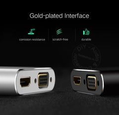 Thunderbolt 2 ra HDMI + VGA Ugreen MD115 20421 - Mini Displayport to HDMI VGA 4K