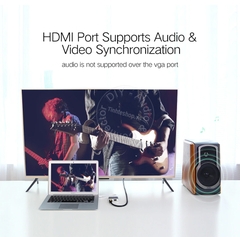 Thunderbolt 2 ra HDMI + VGA Ugreen MD115 20421 - Mini Displayport to HDMI VGA 4K
