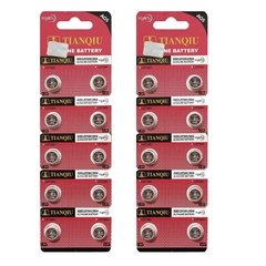 PIN đầu đũa AG5 393 LR48 LR754 SR48 SR754 RW28 309 Tianqiu 1.55V - 1 vỉ 10 viên