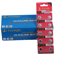 PIN đầu đũa AG5 393 LR48 LR754 SR48 SR754 RW28 309 Tianqiu 1.55V - 1 vỉ 10 viên