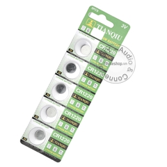 Pin cúc áo CR1220 DL1220 BR1220 KCR1220 ECR1220 GPCR1220 DL1220B 5012LC - Lithium battery 3V CR1220 Tianqiu 1 vỉ 5 viên