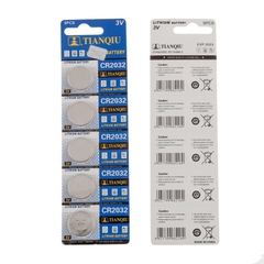 Pin bios máy tính CR2032 Pin 2032 máy tính casio Tianqiu 3V 1 vỉ 5 viên - Lithium battery 2032 for bios computer Calculator