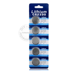 Pin lithium CR2330 Pin điều khiển từ xa 2330 TE 1 vỉ 5 viên - CR2330 BL2330 DL2330 lithium battery